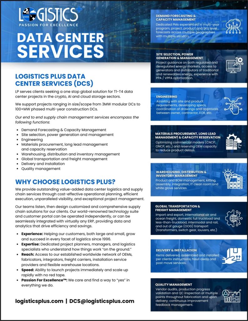 Data Center Services flyer