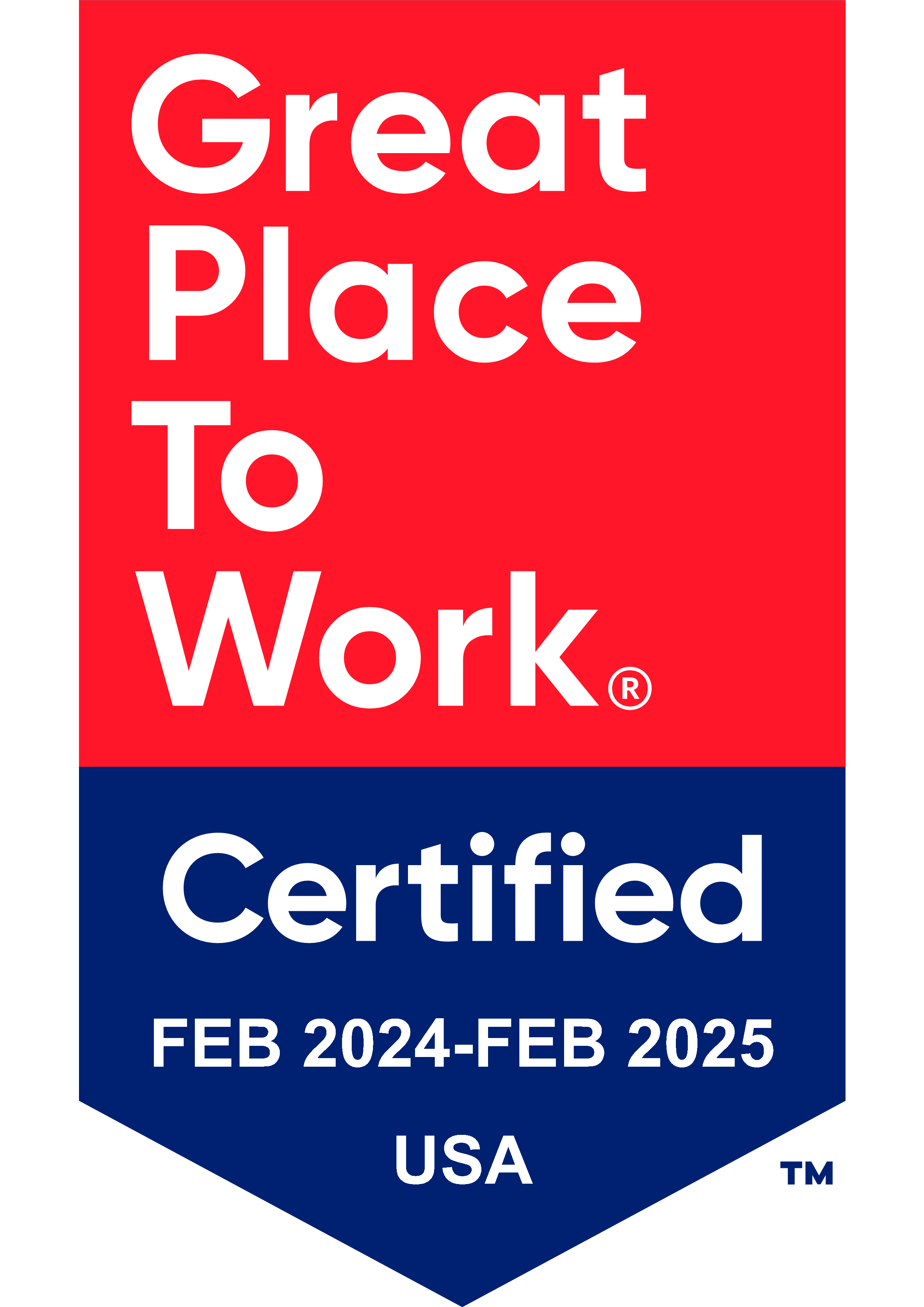 Great place to work 2024-2025 Logistics Plus Great Place to Work 2023-24